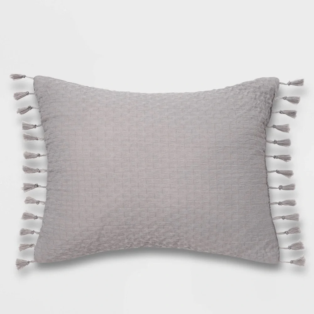 Threshold 5 Piece Light Gray King Comforter Set